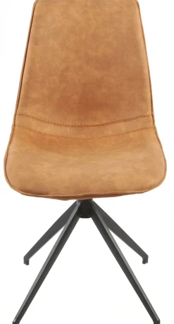 Homeville Sanne med drejefunktion cowboystof cognac