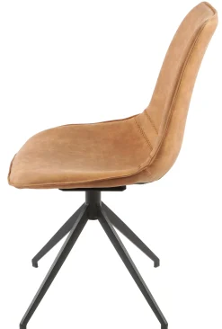 Homeville Sanne med drejefunktion cowboystof cognac