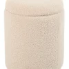Homeville Sarda med opbevaring teddystof beige