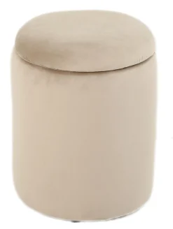 Homeville Sarda med opbevaring velour beige