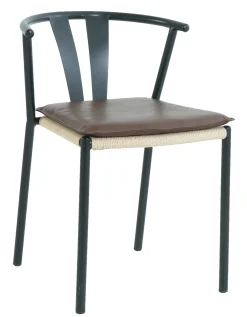 Homeville Sædehynde kunstlæder brun 37x45x3,5cm