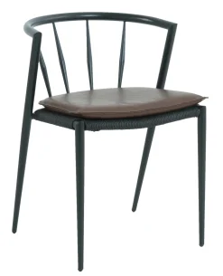 Homeville Sædehynde kunstlæder brun 46x41x3,5cm