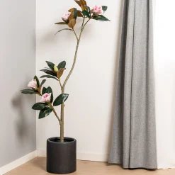 Homeville Simpel kunstig magnoliatræ 140 cm