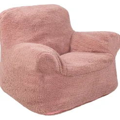 Homeville Sækkestol teddy rosa