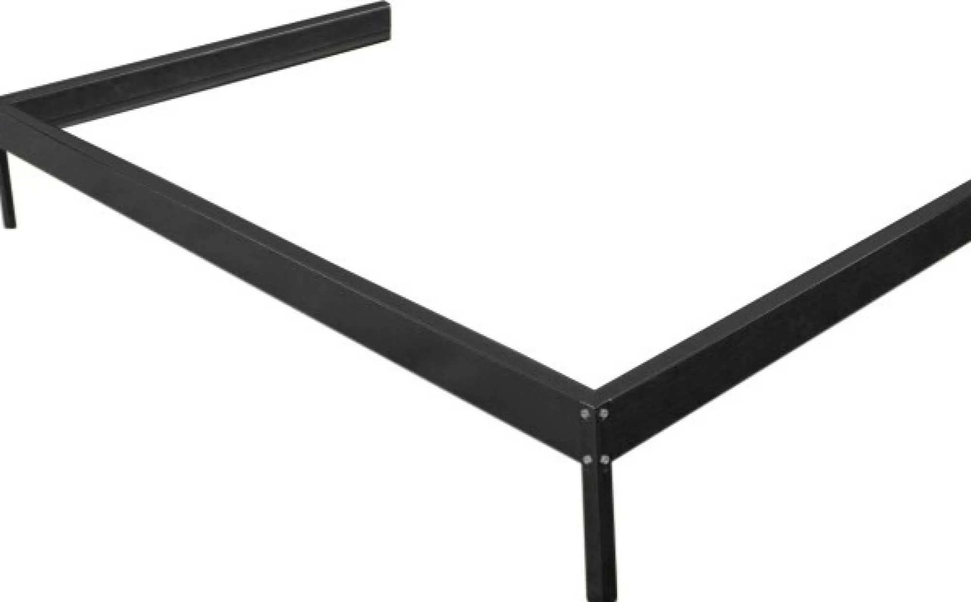 Moreland Sokkel til vægdrivhus poly sort 68x128x185cm