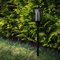 Moreland Solcelle fakkel 96 LED flerfarvet