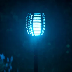 Moreland Solcelle fakkel 96 LED flerfarvet