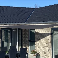 Moreland Solsejl antracitgrå LUX 3,6x3,6x5,1m