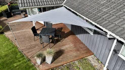 Moreland Solsejl grå LUX 3,6x3,6x3,6m