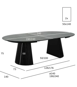 Furnhouse Svendborg eg sort
