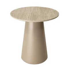Furnhouse Tango sofabord beige travertin ø45x50cm