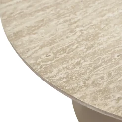 Furnhouse Tango sofabord beige travertin ø60x40cm