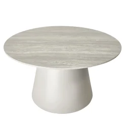 Furnhouse Tango sofabord grå travertin ø80x45cm