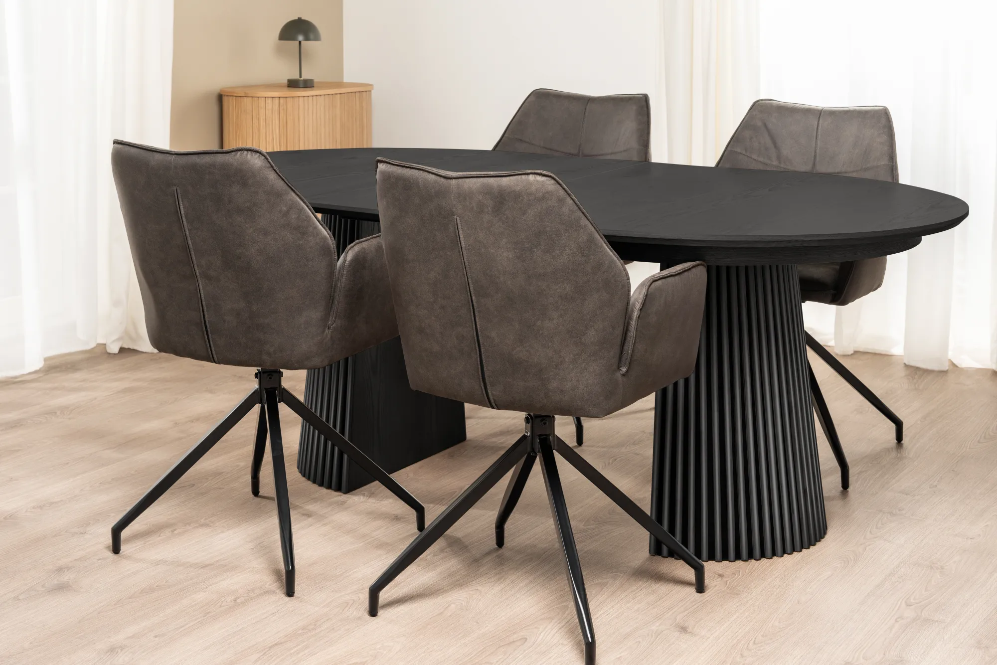 Homeville Teramo 200x120x75cm eg smoked/smoked