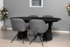Homeville Teramo 200x120x75cm eg sort/sort
