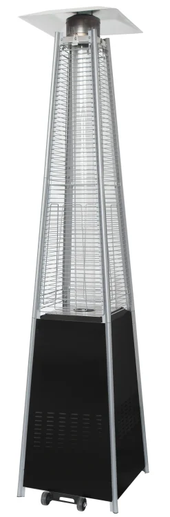 Heatus Terrassevarmer med flamme 227cm sort