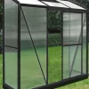 Moreland Vægdrivhus poly sort 68x189x185cm