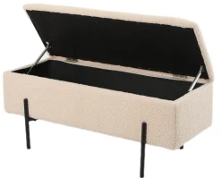 Homeville Vibe med opbevaring teddystof beige/sort
