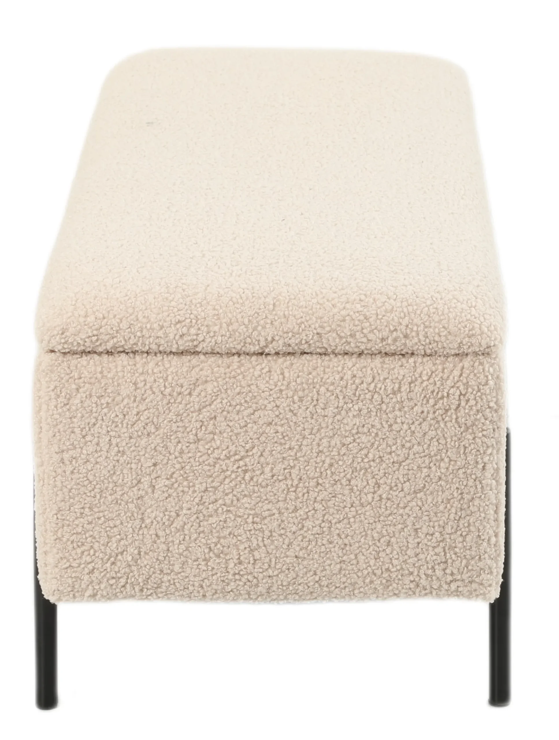 Homeville Vibe med opbevaring teddystof beige/sort
