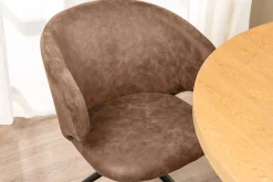 Homeville Victoria med drejefunktion suede brun