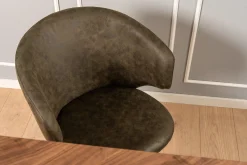Homeville Victoria med drejefunktion suede mørkebrun