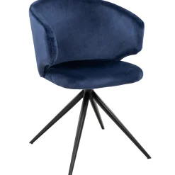 Homeville Victoria med drejefunktion velour blå