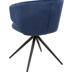 Homeville Victoria med drejefunktion velour blå