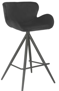 Homeville Vigga velour sort/sort