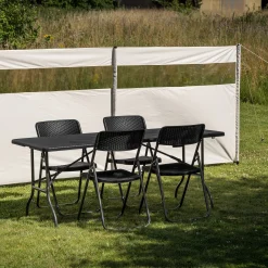 Moreland Vindsejl creme med vindue 400x140cm