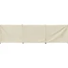 Moreland Vindsejl creme 500x140cm