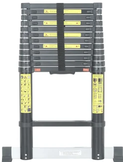 Workmann teleskopstige 3,8m sort