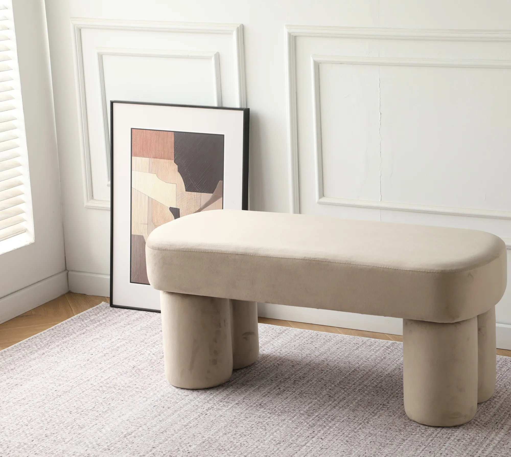 Homeville Ylva velour beige